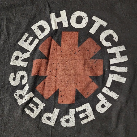 Red Hot Chilli Peppers Tour T-Shirt Tee Black Size XL - Picture 2 of 3